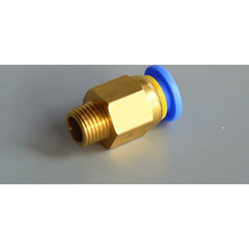 10PCS/LOT Pneumatic fitting push in quick connector fittings PC8-M8*1 PC8-M10*1 PC8-M6*1 PC10-M10*1.5 PC10-M12*1.5