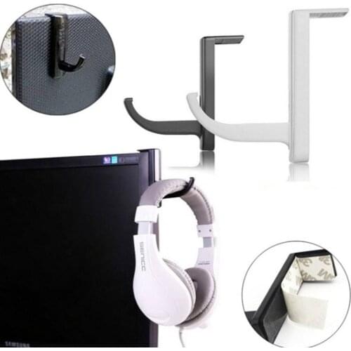 Home office headphone hook monitor headphone hook headset microphone stand display shelf bracket