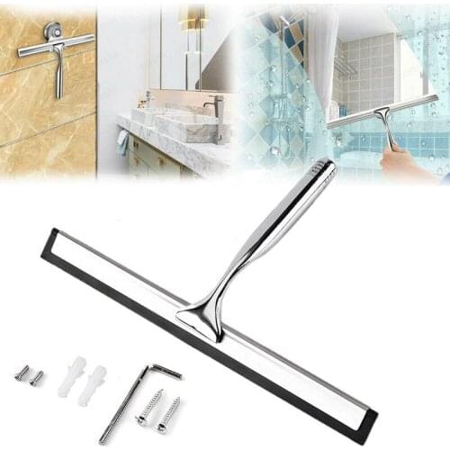 New Window Glass Stainless Steel Wiper Cleaner Squeegee Bathroom Mirror Brush Cleaning Tools Accessories