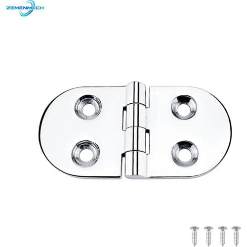 38*75mm Heavy Duty Boat Hinge Door Strap Butt Hinge Marine Grade 316 StainlessSteel Boat Caravan RV Deck Cabinet Drawer Hardware