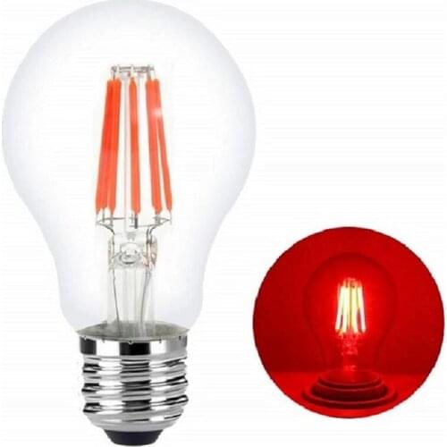 E27 E26 A60 LED Filament Bulb 8W Plant Growth Bulbs Bulb Lamp 110V 120V 220V 240V Greenhouse Plant Flowering Cultivation