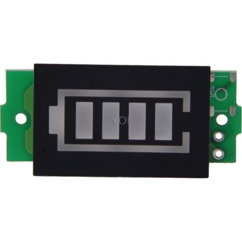 Single 3.7V Lithium Battery Capacity Indicator Module 4.2V Blue Display Tester