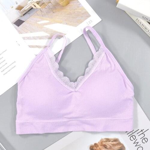Stretch Breathable Bras For Women Tube Top Push Up Underwear Buckle Female Bra Gathering Elasticity Soft Underwear