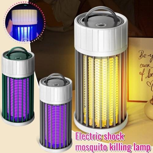 Outdoor Electric Mosquito Killer Lamp Led Uv Bug Zapper Photocatalyst Anti Mosquito Trap Usb Charging Camping Mosquito Lights#g4