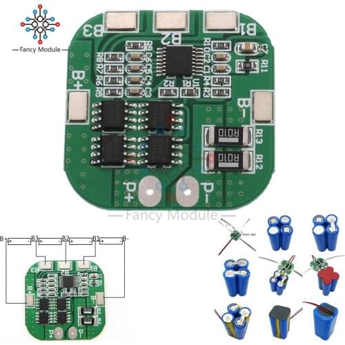 4S 14.8V / 16.8V 20A Peak Li-ion BMS PCM Battery Protection Board BMS PCM for Lithium LicoO2 Limn2O4 18650 LI Battery Module