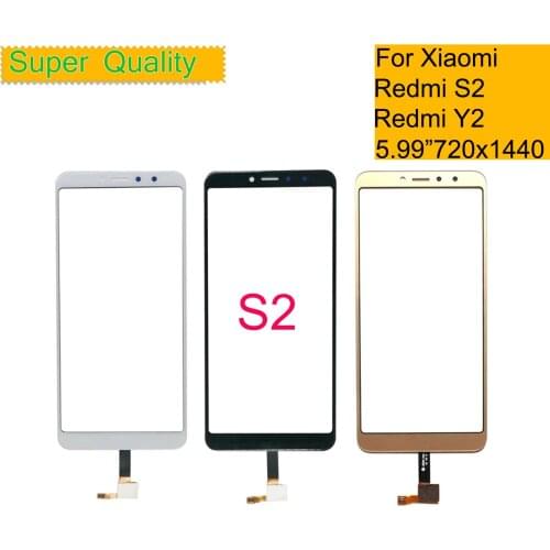 10Pcs/Lot For Xiaomi Redmi S2 Touch Screen Digitizer For Redmi Y2 Touch Panel Sensor Front Outer LCD Glass Replacement