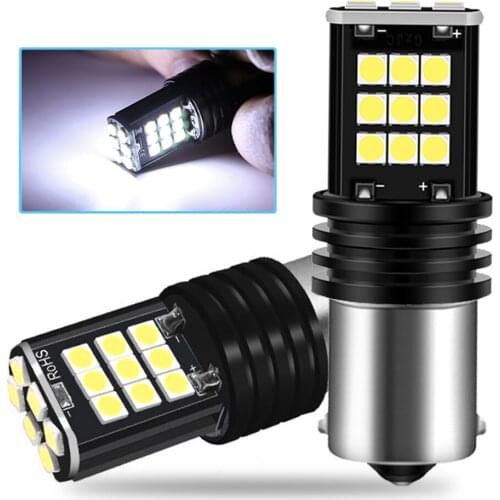 2x Error Free 1156 P21W BA15S LED Bulbs 12V T15 W16W Car Backup Reverse Lights Auto For Volvo XC90 XC60 V70 S80 S40 V60 C30 V50