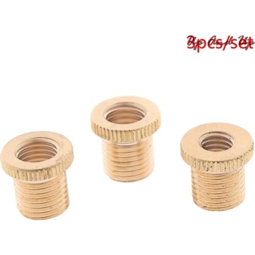 3pcs/set Car Auto Gear Shift Knob Thread Screw Adapter Nuts Insert M10x1.25 & M10x1.5 & M8x1.25 Kit