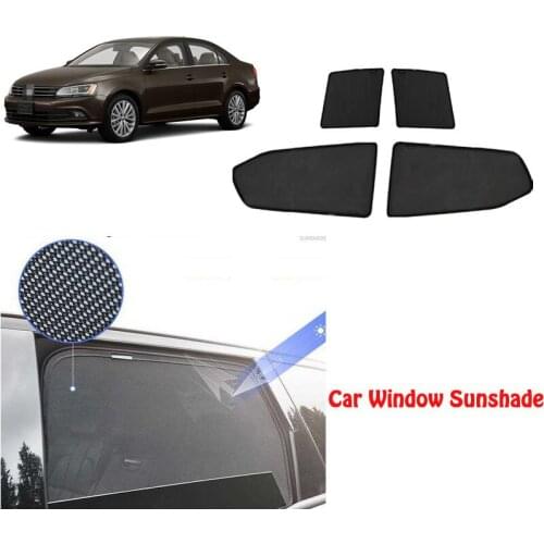4pcs High-end custom For SKODA SUPERB 2015-2018 card type magnetic car curtain sun shade car window shade car styling