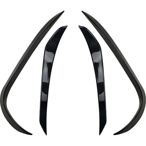 4Pcs Front Fog Lamp Grille Lip Splitters Bumper Spoiler Sticker for Mercedes-Benz GLB X247 GLB180 GLB200