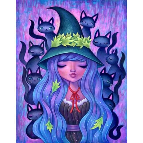 5D Diamond Painting Canvas Gifts Full Round Drill DIY Mosaic Cross Stitch Pattern Handmade Embroidery Decor