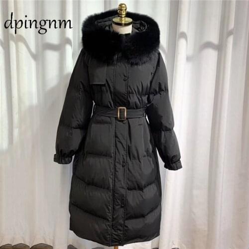 90% White Duck Down Jacket 2020 Women Winter Jacket Long Thick Coat For Women Hooded Down Parka Warm Female Clothes Waterproof