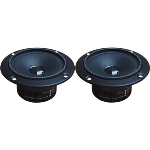 2Pcs 3Inch Hifi Tweeter Speaker 30W 4Ohm 8Ohm Speaker Driver Double Magnet Anti-magnetic KTV Treble Loudspeaker Home Theater DIY