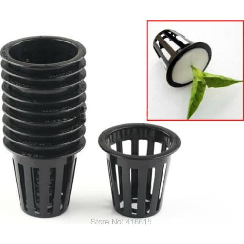 Engraftment Basket Mesh Pot Net Cup Basket Planting Bar Nursery Pots Hydroponic Aeroponic Plant Grow Clone Kit Hanging 1