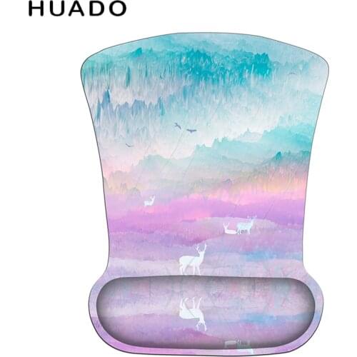 Comfort Mouse Pad with Wrist Support Special Design Cushion Soft Non Slip Wrist Protect Hand Pad for PC Computer