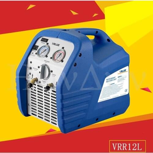 VRR12L VRR24L Refrigerant Recovery Machine Mini Type Refrigerant Freon Refrigerant Recovery