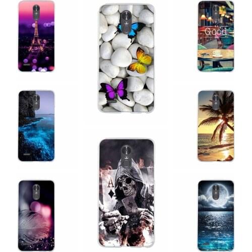 Fashion Capa For LG Stylus 3 Ultra Soft Phone Case For LG Stylo 3 Back Shockproof Fundas For LG K10 Pro LS777 M400DK Cover 5.7"
