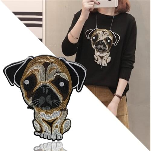 Dog Patch Head Patches For Clothing Biker Badge Strange things Stickers Diy Clothes Gifts Scrapbooking