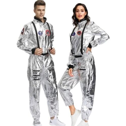 New Deluxe Adult Wandering Earth Space Astronaut Costume Halloween Carnival Party Cosplay Pilots Couple Costume