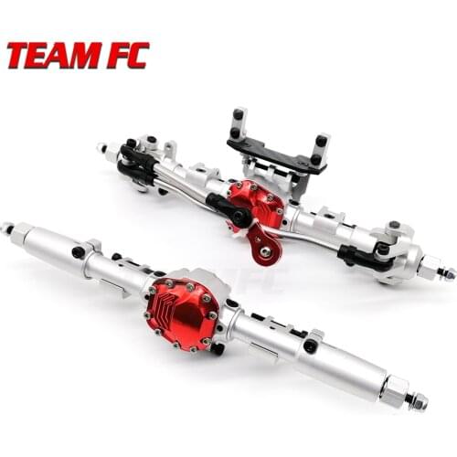 Alloy Front Rear Straight Complete Axle for 1/10 Axial SCX10 II 90046 90047 RC Crawler Car Upgrade Parts