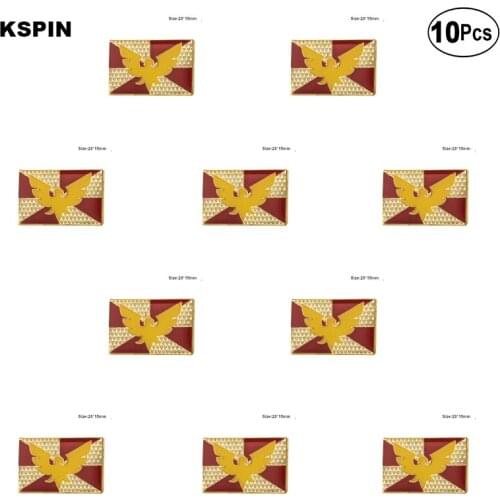 Feather (Drag) Pride Lapel Pin Flag badge Brooch Pins Badges 10Pcs a Lot