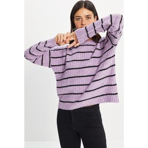 Trendyol Bike Collar Knitwear Sweater TWOAW22KZ1561