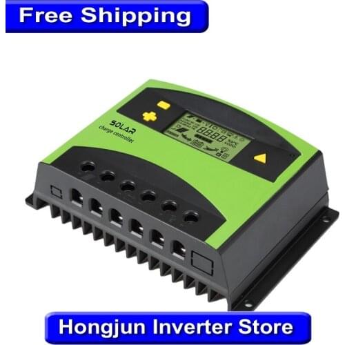 Factory Direct Solar Charging Controller 20a-60a led with Current Display Solar Controller Hot Selling Models