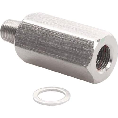 1/8" BSPT Oil Pressure Sensor Tee to NPT Adapter Turbo Supply Feed Line Gauge