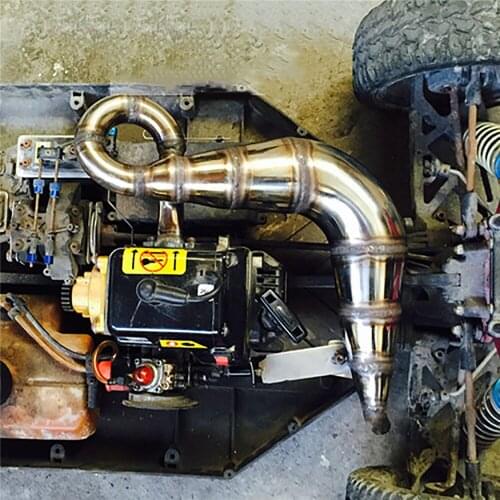 1 pcs Exhaust Pipe Universal Car Exhaust Valve Pipe for QL-5T LOSI 5IVE-T RC Car Parts Accessories