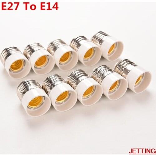 5Pcs Light Bulb Base Type Adapter Fireproof Material E27 To E14 Lamp Holder Converter Socket Conversion Best Price