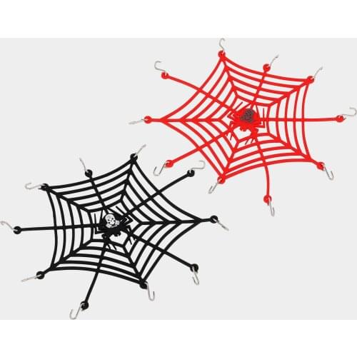 Elastic Luggage Net Spider Web Shape 1PCS for 1/10 RC Crawler Car Traxxas TRX4 Axial SCX10 90046 RC Car Accessories Parts