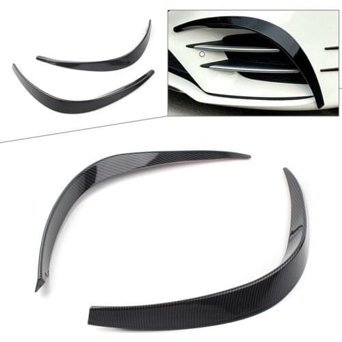 Car Front Bumper Splitter Spoiler Trim, for Benz a Class W177 Sport A35 A180 A200 A220 A260 AMG 2019+ Carbon Fiber