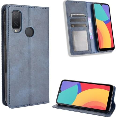 For Alcatel 1L 2021 Case Wallet Flip Style PU Leather Phone Bag Cover For Alcatel 1L 2021 With Photo Frame