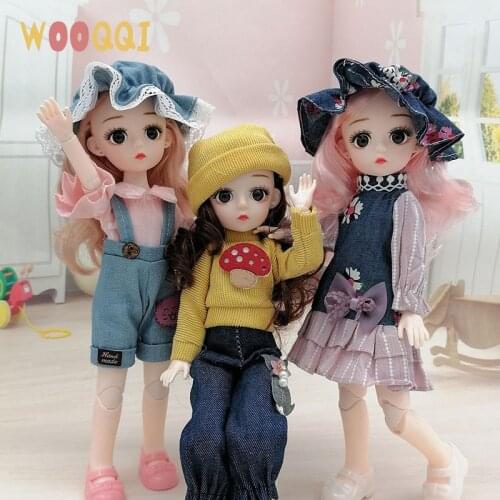 Childrens Play House Dress Up Simulation BJD Exquisite Doll Toy 12-inch Doll Loli Girl Gift