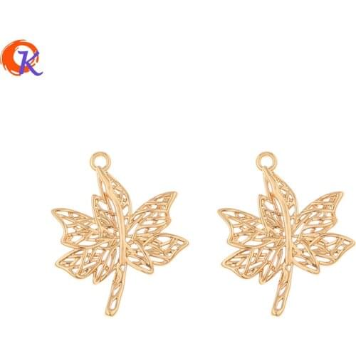 Cordial Design 100Pcs 18*22MM Jewelry Accessories/DIY Earring Making/Charms/Hand Made/Copper/Leaf Shape/Pendant/Earring Findings