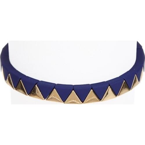 JBL007 2020 latest design Fashion Rainbow Painted Stretch Bracelet Bohemian Enamel Triangle Beaded Europe Women charm Jewelry