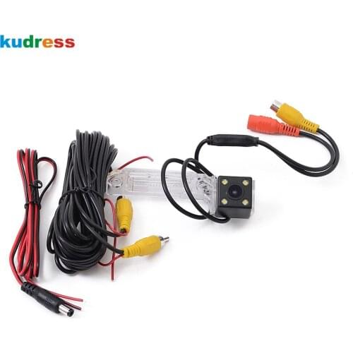 For Skoda Superb 2009 2010 2011 2012 Car Rearview Camera Reverse Backup Rear View Cameras 4 LED Night Vison Auto Parking Assist