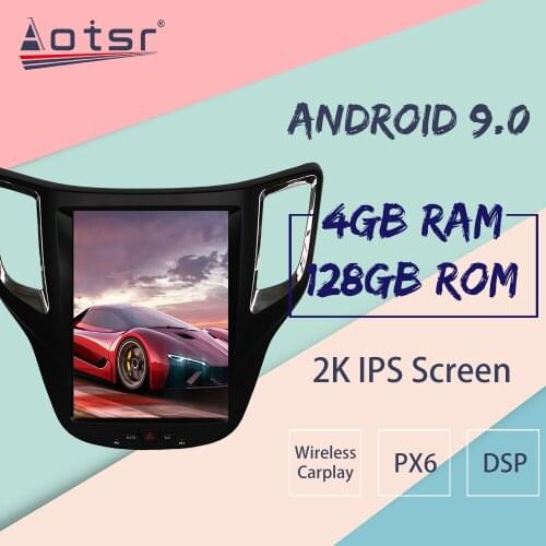 4+128G For Changan CS35 Android Radio tape recorder Car Multimedia Player Stereo head unit PX6 Tesla Vertical GPS Navi Autoradio