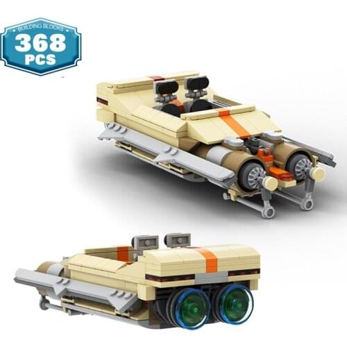 Moc Space Wars WW-25L Airship Spaceship Soldier Vehicle Constructor Building Block Model Children Boy Toy DIY Puzzle Gift