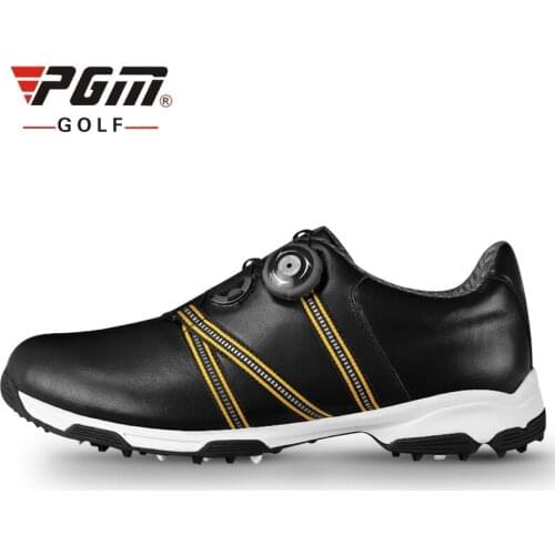 New 2020 Men Golf Shoes Genuine Leather Anti-Skid Waterproof Breathable Sports Sneakers AA51041