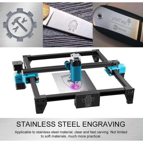 TOTEM S 40W Desktop Laser Engraver 5000~5500mw Laser Engraving Woodworking Machine Carver Cutter Printer Engraver GRBL Control