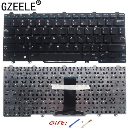 GZEELE New English laptop keyboard for Dell Latitude 3340 E3340 E5470 US version without frame 9Z.NB2UC.A01