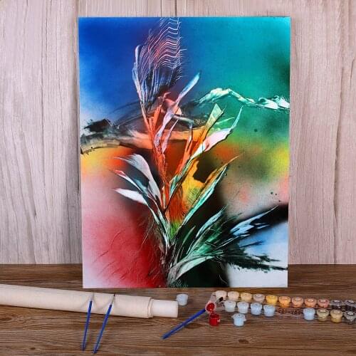 Landscape Solid Grass Paint By Numbers Set Oil Paints 40*50 Canvas Pictures Home Decor Kids Handicraft Wall Art Drawing