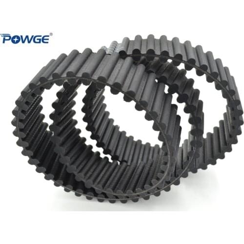 POWGE Double Sided Synchronous belt 3200-D8M-85 Type DA Customized all kinds of HTD3M HTD5M HTD8M Double Teeth Timing Belt