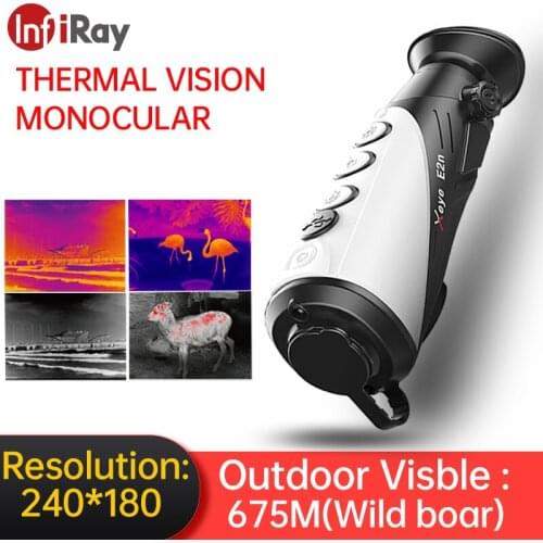 InfiRay Thermal Imager Hunting Night Vision Monocular Thermal Camera for Hunting Wild Boar Wolf Rabbit and Outdoor Observation