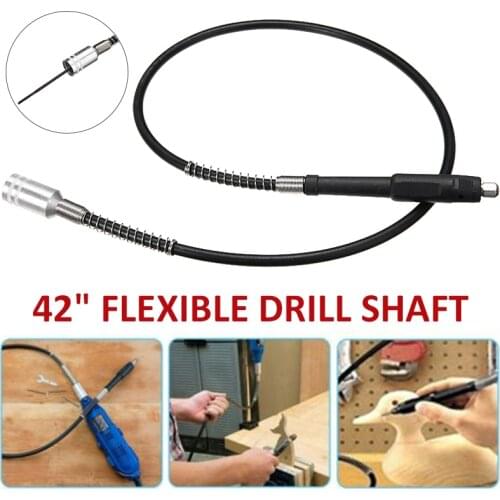 42" Extension Flexible Rotary Drill Tool Drive Flex Shaft Attachment for Grinder Flexible Drill Shafts Power Tool Parts