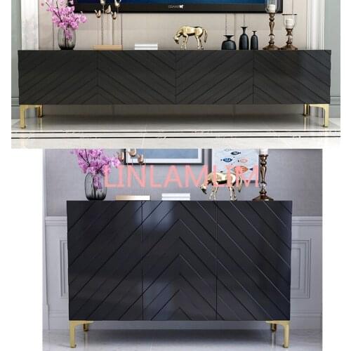 Wooden unique designer Nordic style TV Stand modern tv led monitor stand mueble tv cabinet mesa tv table + dining side cabinet
