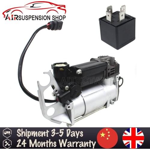 Air Suspension Compressor Ride Pump+Relay For Audi Q7 VW Touareg Porsche Cayenne 2004-2010 7L8616006A 7L8616006 7L8616007A