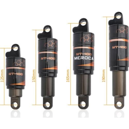 High Quality 125/150/165/185mm bicycle Rear shock absorber Oil Spring Shock absorber for MTB mountain bicycle accessories