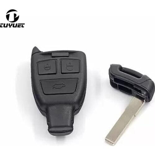 3 Buttons Remote Car Key Shell Fob For Fiat 500 Punto Croma Cover Case Replacement SIP22 Emergency Blade